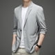 thumbnail image 5 of traje de ocio de primavera y verano para hombre, ropa ultrafina de seda de hielo transpirable con protección solar, capa única elástica, 5 of 5