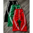 thumbnail image 2 of Pantalones anchos con letras a rayas estilo retro de High Street Y2k, pantalones de nueve puntos de moda urbana Harajuku, pantalones holgados y versátiles de gran tamaño, 2 of 6