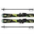 thumbnail image 1 of Lucky Bums Skis de Neige en Plastique pour Enfants Débutants avec Fixations Réglables, Vert, 1 of 9