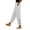 White, variant on hlysgo Women's Waffle Knit Jogger Pants Elastic High Waist Slit Hem Pant with Pockets Loose Casual Comfy Solid Trousers Orange,3xL