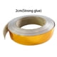 thumbnail image 2 of Cinta autoadhesiva para azulejos, resistente al agua, para oficina, baño, cocina, suelo, grietas, línea de costura, rollo de sellador, tira de Decoración del hogar Oro, pegamento fuerte 2 cm Billuyoard HA064303-03, 2 of 6