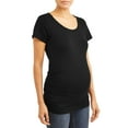 thumbnail image 3 of Oh! Mamma Maternity Women's Short Sleeve T-Shirt & Tank Top, 2 Pack (Womens & Women's Plus), 3 of 5