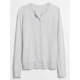thumbnail image 2 of Suéter GAP para Mujer, Cárdigan con Cuello Redondo, Gris Claro, Talla M, 2 of 2