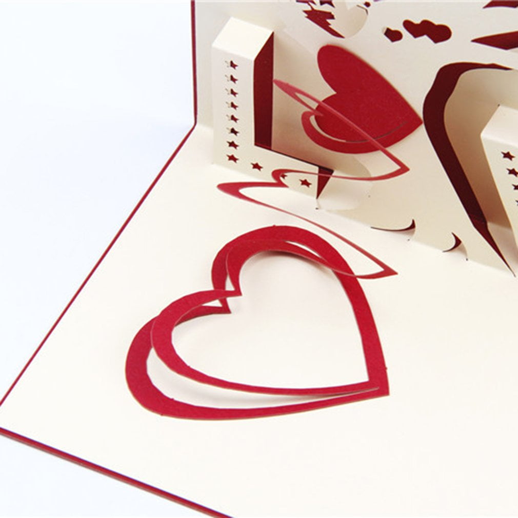 3D Pop Up LOVE Birthday Series Wedding Party Invitation Greeting Cards Walmart Canada