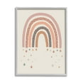 thumbnail image 3 of Desert Rainbow Falling Stars Beige Pink 11 in x 14 in Framed Painting Art Prints, by Stupell Home Décor, 3 of 4