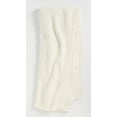 thumbnail image 2 of Manta Barefoot Dreams CozyChic de color blanco acanalado, 2 of 3