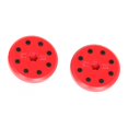 thumbnail image 2 of Juego de 2 discos deslizantes de repuesto para monopatín, Longboard deslizante rojo, 2 of 7