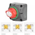 thumbnail image 2 of Cut Off Switch Battery Power Kill Car Accessory 3 Gear Battery Power Cut Master Knob Switch Disconnect Isolator Anti Leakage For Car RV Boat, 2 of 8