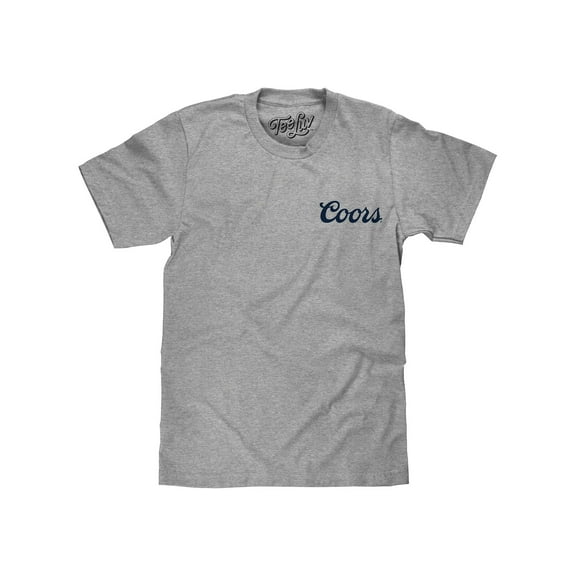 Tee Luv Men's Coors Banquet Since 1873 Double Sided Beer Brand T-Shirt (L)