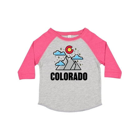 

Inktastic Colorado Mountains and Clouds Gift Toddler Boy or Toddler Girl T-Shirt