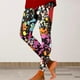 thumbnail image 1 of MKLEKYY Leggings deportivos para mujer, mallas deportivas elásticas con estampado colorido e informal de moda para yoga y fitness., 1 of 3