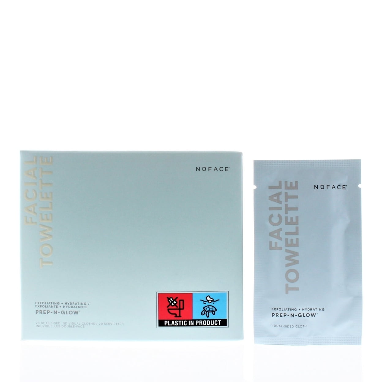 Prep-N-Glow® Exfoliating Face Wipes, Cleansing Cloths