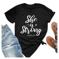 thumbnail image 1 of Gibobby Blusa Casual de Mujer Estampado de manga superior de ocio de verano más blusa de talla corta camiseta de mujer cuello redondo blusa de mu(Negro,M), 1 of 5