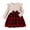 1#Beige, variant on Tiijoy Toddler Girls Ruffle Long Sleeve Plaid Dress Fall Winter Casual Dress, Sizes 2-3
