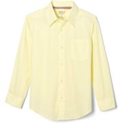 French Toast Unisex L/S Button-Down Shirt Color: yellow Size: 18