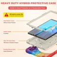 thumbnail image 6 of Galaxy Tab A7 Lite 8.7 inch Tablet 2021 Case, TOPSHE Tab A7 Lite Case Rugged Case for Kids| Heavy Duty Hybrid Shockproof Protective Case with Kickstand for Samsung SM-T220/T225, Red, 6 of 8