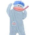 thumbnail image 2 of Guvpev Silly Big Mouth Monster Onesie Pajamas with Comb Prop, Funny Puppet Mascot Costume, Plush Cosplay One Piece Pajamas, Oversized Cozy Hooded Loungewear, 2 of 8