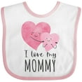 thumbnail image 3 of Inktastic I Love My Mommy Boys or Girls Baby Bib, 3 of 4
