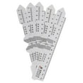 thumbnail image 1 of Optical Pupil Distance Ruler Ophthalmic PD Ruler Foreign Soft Ruler Zulema Distancia pupila regla, 1 of 7