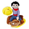 thumbnail image 2 of Disfraz de vaquero para perros Salvador Cosplay para mascotas con sombrero Estilo L, 2 of 8