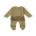 thumbnail image 2 of Baby Boys Girls Ribbed Footie Romper One Piece Jumpsuit Sleeper Zipper Pajamas, 2 of 6