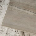 thumbnail image 4 of Bowery Hill Engineered Wood Executive Desk in Split Oak Finish, 4 of 20