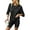 Black, variant on DAKIMOE Womens Pajamas 2 Piece Lounge Sets for Women Ribbed Knit Matching Outfits Loose T-Shirt and Bodycon Biker Shorts Sleepwear Sweatsuits S-XL, Camel, M