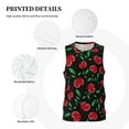 thumbnail image 3 of Naloa Cherry Basketball Jersey Reversible Men's Mesh Athletic Sports Shirts Training Practice S-4XLMedium, 3 of 6
