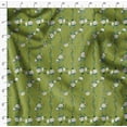 thumbnail image 4 of Soimoi Polyester Crepe Fabric Leaves & Peony Floral Decor Fabric Printed Yard 42 Inch Wide, 4 of 5