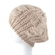 thumbnail image 2 of AYYUFE - Boina trenzada holgada para mujer, gorro de ganchillo, gorro de punto para esquí, 2 of 5