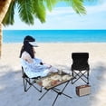 thumbnail image 6 of BZSMCE Camping Tables Simple Folding Table Companions in Bloom Pattern Size:23.6*15.7in, 6 of 7