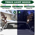 thumbnail image 2 of Car Antlers and Nose, LED Christmas Reindeer Antlers and Nose Decorations for Car Windows & Grill for Any Vehicle, 2 of 8