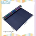 thumbnail image 2 of 1roll Rainbow Heat Transfer 11.8 in x 6.5 ft Reflective Rainbow Iron On Vinyl Heat Transfer Vinyl Film DIY T-Shirts Fabrics Silhouette Cameo Hats Bags Christmas Decoration, 2 of 6
