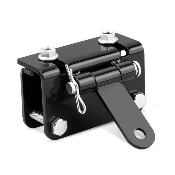 Universal Snowmobile Bumper Hitch, Adjustable Snowmobile Bumper Hitch, Snowmobile Trailer ATV Hitch Accessories,1 x Snowmobile Bumper Hitch,Black