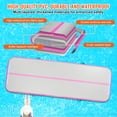 thumbnail image 3 of VEVOR Gymnastics Air Mat, 4 inch Thickness Inflatable Gymnastics Tumbling Mat, Tumble Track with Electric Pump, 3 of 9