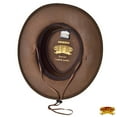 thumbnail image 5 of Large Oily Wax Cotton Tan Cowboy Hat Hilason, 5 of 5