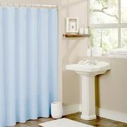 DINY Bath Elements Heavy Duty Magnetized Shower Curtain Liner Mildew Resistant Light Blue