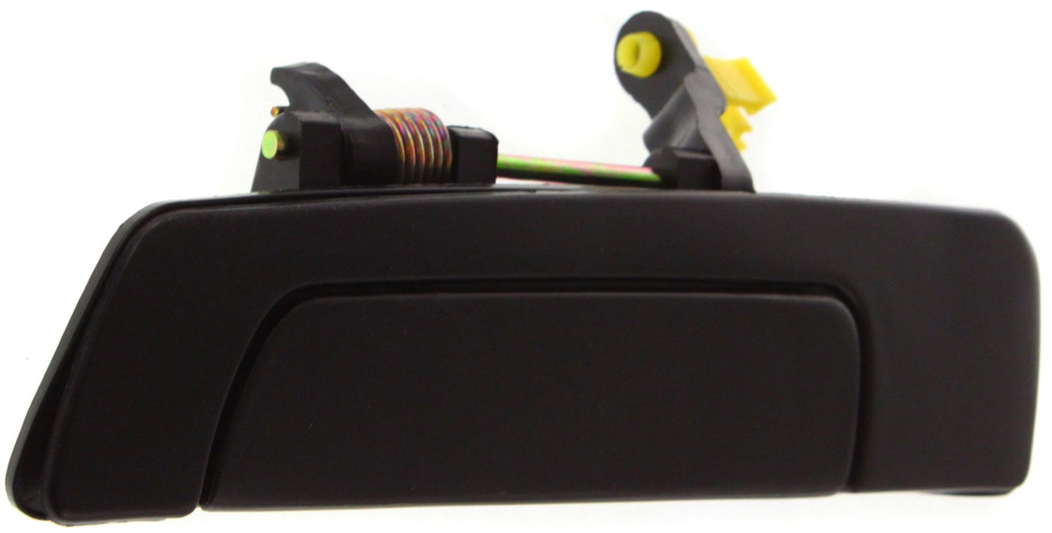 Replacement M491304 Exterior Door Handle Compatible with 1999-2003 Mitsubishi Galant 1997-2001 Mirage Rear, Left Driver Smooth Black