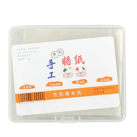 Wafer Paper, 500Pcs Edible Rice Paper Candy Wrapping Candy Paper For Home Baking Shop