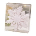 thumbnail image 4 of Adornos navideños colgantes de copos de nieve, 6 unidades multifuncionales para fiestas de temporada Blanco, 4 of 9