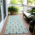 thumbnail image 6 of Addison Rugs Chantille Indoor/Outdoor Transitional Geometric Teal Washable Runner Rug, 2'3" x 7'6", 6 of 6