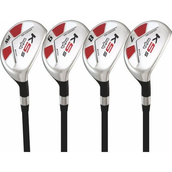Majek Senior Ladies Golf Clubs All Hybrid Set 55  Years Womens Right Handed Lady Full True Hybrid Complete Set which Includes: #7, 8, 9, PW Lady Flex New Utility A Lady Flex Club