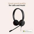 thumbnail image 3 of Auriculares Jabra Evolve 20 con cable, doble oído, USB-C/A, negro, 3 of 6