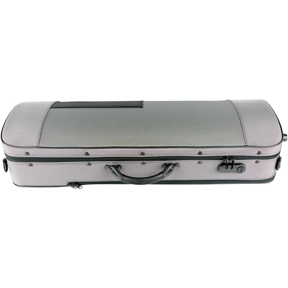 Bam 5141S Stylus 16-3/8 Oblong Viola Case Burgundy and Silver 