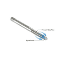 thumbnail image 3 of Accusize 15pcs M5X0.8 H.S.S. Metric Spiral Point Tap, Plug Style, Fully Ground, 2 Flute, 3 of 8