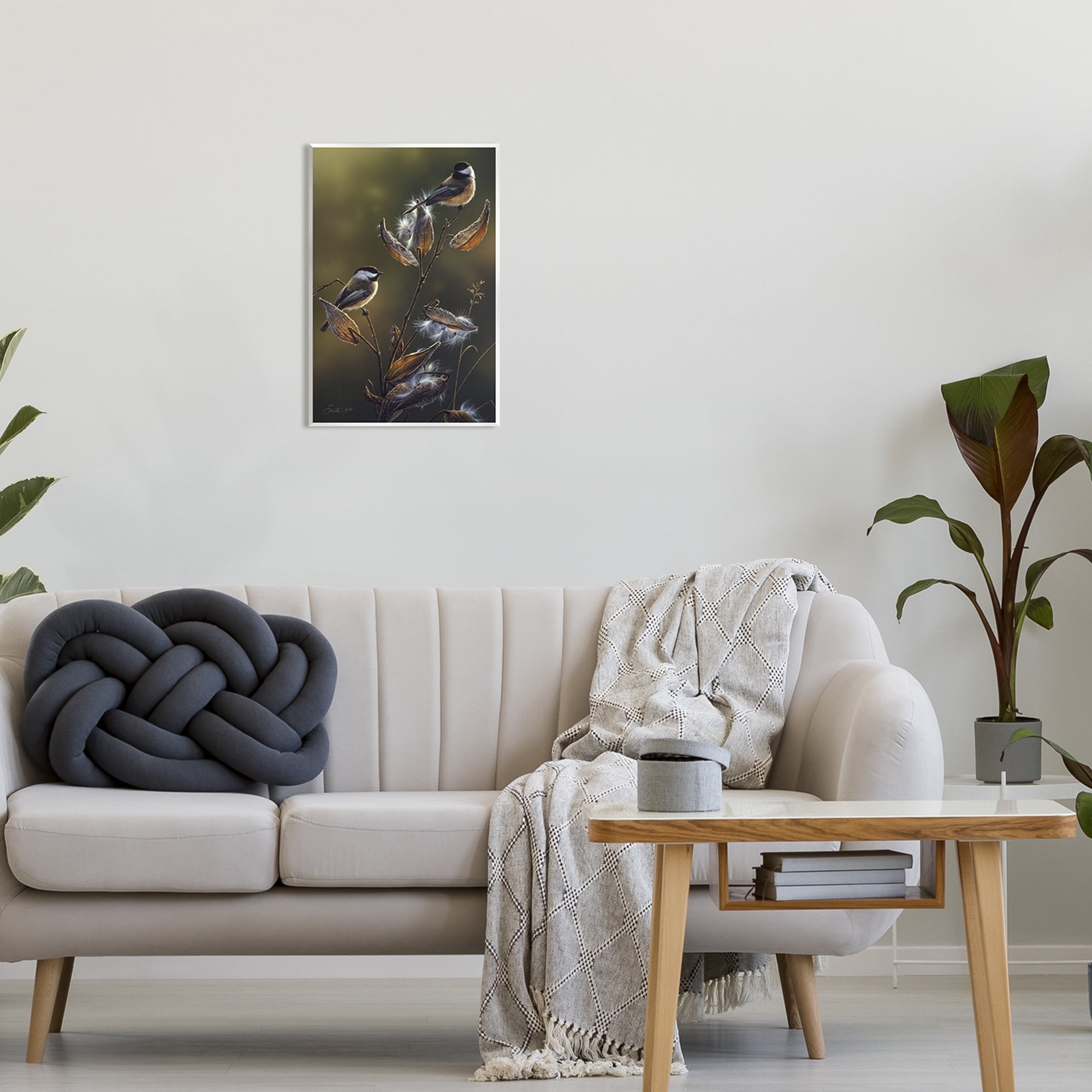 Stupell Industries Sunlit Nature Birds Perched Animals & Insects Painting Unframed Art Print Wall Art