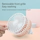 thumbnail image 4 of Ventilador USB para coche con luz ambiente RGB y aromaterapia - Ventilador multifunción giratorio de 360° de 3 velocidades para vehículo, hogar, oficina - Ventilador de refrigeración USB de 5V con, 4 of 6