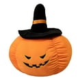 thumbnail image 1 of Pumpkin Pillow, Halloween Plush Pumpkin Cushion with Witch Hat, Throw Pillows for Sofa, Car,, 1 of 4