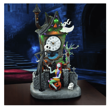 Disney Nightmare Before Christmas 22 Animated Clock Tower with LED and Music