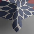 thumbnail image 5 of Red and Blue Floral Pattern Square Tablecloth,Waterproof Square Table Cover,Wipeable Spillproof Washable Table Cover for Home Kitchen Party Decor 52"x52"(132x132cm), 5 of 6